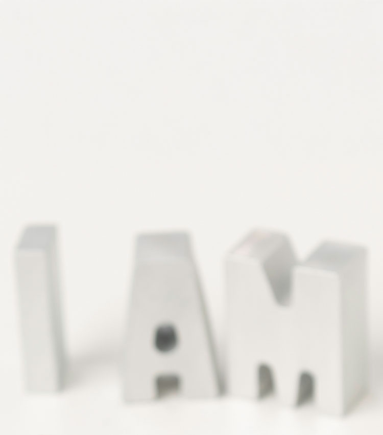 3D Buchstaben für Affirmationen oder Intentionsworte